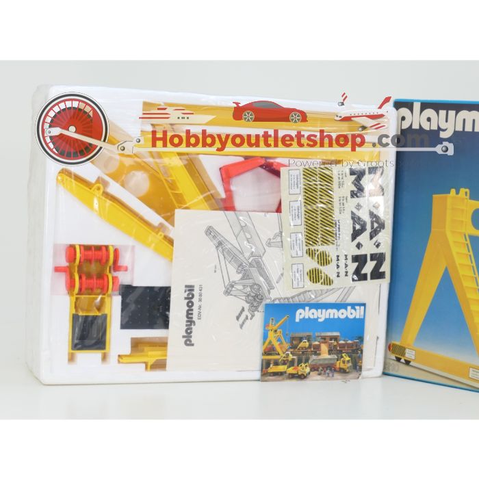 Playmobil 4210 Portaalkraan met OVP en ongebruikte onderdelen in folie #9521 - sku: 20260514043639 - New - Like new - Photo 2