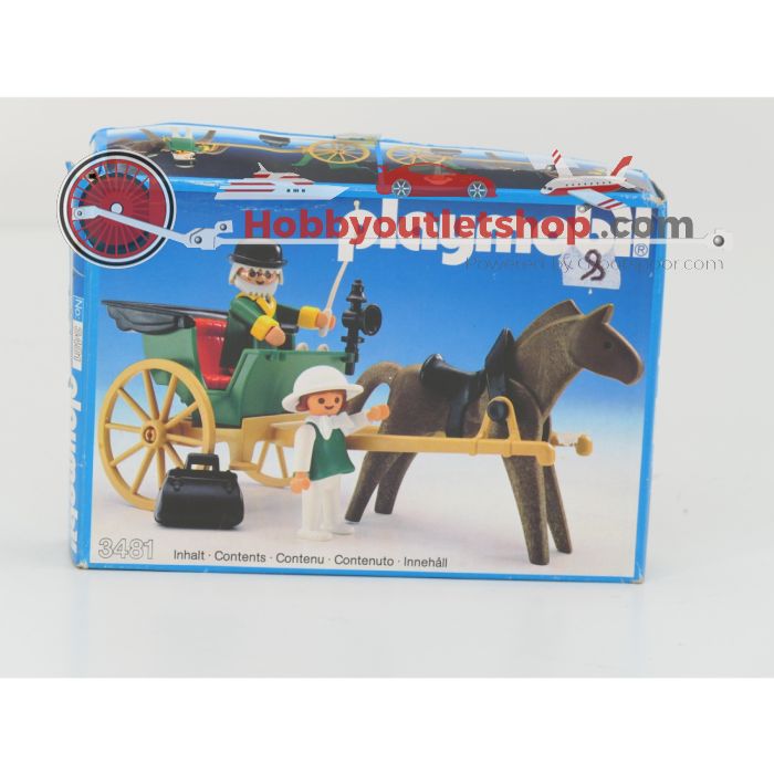 Playmobil 3481 Western koets met dokter inclusief handleiding en OVP #9527 - sku: 20260515102430 - Used - Very good condition - Photo 3