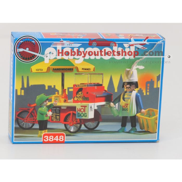 Playmobil 3848 Hotdogkar met verkoper OVP #9526 - sku: 20260515101933 - Used - Very good condition - Photo 3