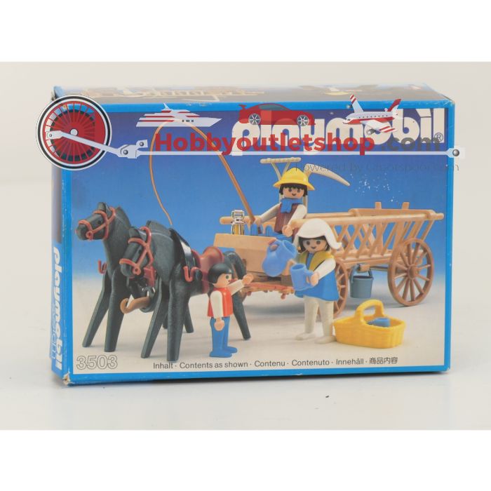 Playmobil 3503 boerenkar compleet OVP #9530 - sku: 20260515105655 - Gebruikt - Zeer goede staat - Afbeelding 3