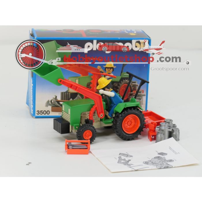Playmobil 3500 Tractor met accessoires Compleet OVP #9541 - sku: 20260515023635 - Used - Very good condition - Photo 2