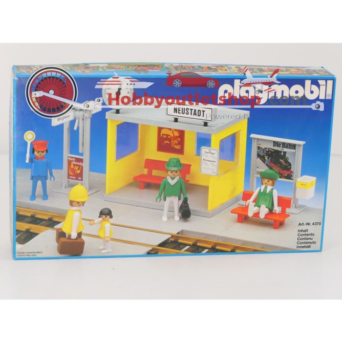 Playmobil 4370 & 4371 Perron met wachthuisje en accessoires OVP #9547 - sku: 20260515045332 - Gebruikt - Zeer goede staat - Afbeelding 4