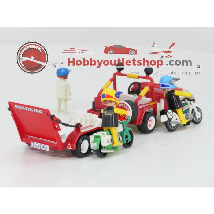 Playmobil 3143 tereinwagen met motoren VVP #9567 - sku: 20260521033149 - Gebruikt - Zeer goede staat - Afbeelding 2