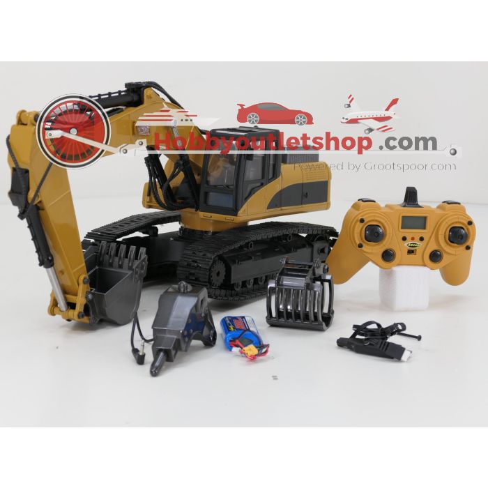 Schaal 1:14 CARSON 500907413 Metall Raupenbagger 23-Kanal RTR | RC Baumaschine Komplett-RTR #9395 - sku: 20260526041940 - Gebruikt - Zeer goede staat - Afbeelding 8
