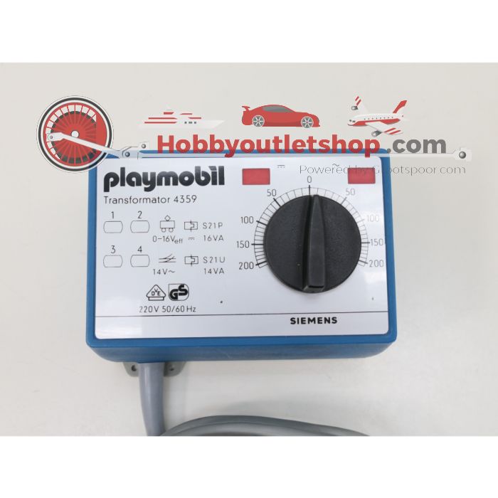 Playmobil 4359 Regeltransformator 0-16V 1A #9595 - sku: 20260528020449 - Used - Very good condition - Photo 2