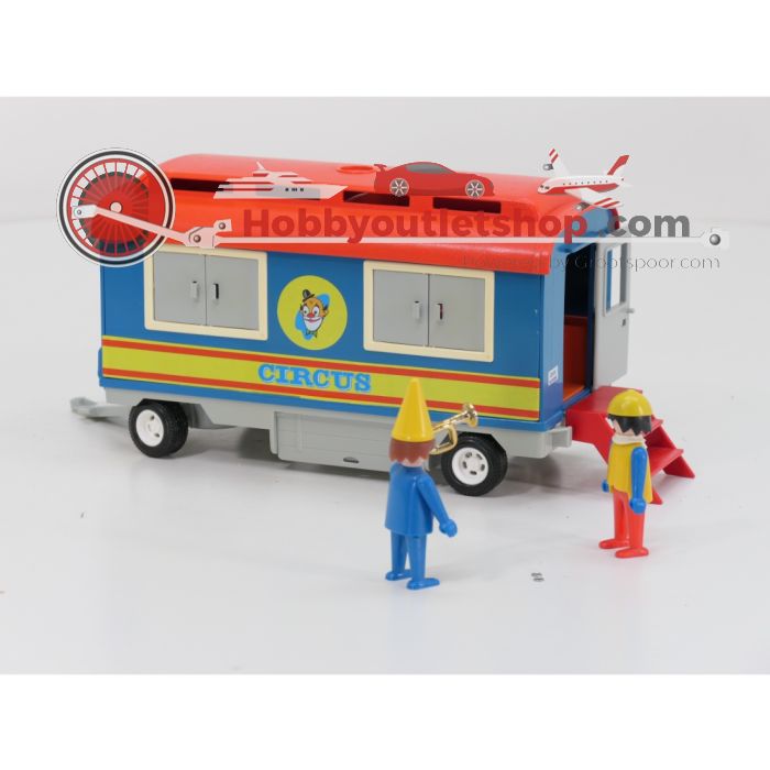 Playmobil 3514 Circus Leeuwenwagen + 3477 Woonwagen met Clowns Nagenoeg Compleet #9601 - sku: 20260603024142 - Gebruikt - Zeer goede staat - Afbeelding 4