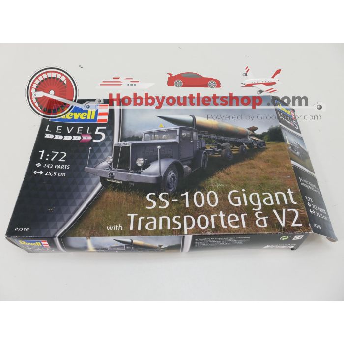 WW2 V1 & V2 XXL Set Revell 03309 German A4-V2 Rocket, 03310 SS-100 Gigant with Transporter & V2, 2 X MAC MAC-72042 en Armageddon AR.04 V1 launch Site #9431 - sku: 20260611103822 - Gebruikt - Goede staat - Afbeelding 9