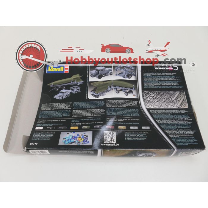 WW2 V1 & V2 XXL Set Revell 03309 German A4-V2 Rocket, 03310 SS-100 Gigant with Transporter & V2, 2 X MAC MAC-72042 en Armageddon AR.04 V1 launch Site #9431 - sku: 20260611103822 - Gebruikt - Goede staat - Afbeelding 10