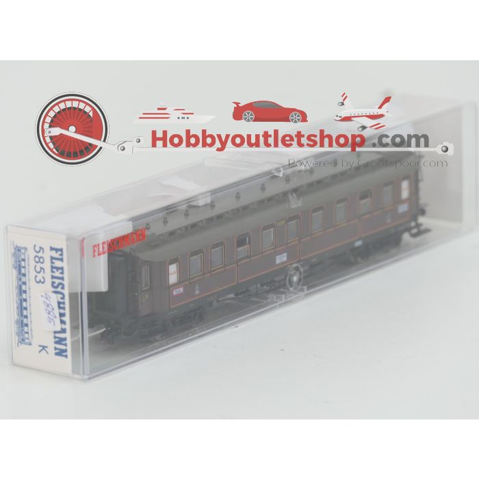 Schaal H0 Fleischmann NEW OLD STOCK COMPLETE SET 4885, 5852, 5853 en 5854 stoomlocomotief met personenrijtuigen van de KPEV / P.St.B #9437 - sku: 20260612101232 - Neu - Bild 9