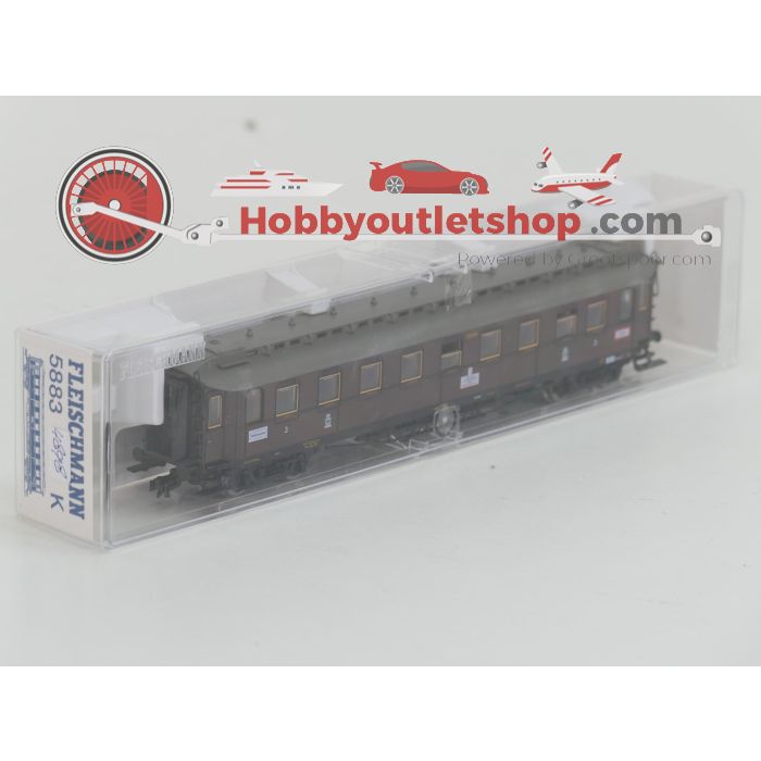 Schaal H0 Fleischmann NEW OLD STOCK COMPLETE SET 4898, 5883, 5884 en 5885 stoomlocomotief S6 met personenrijtuigen en goederenwagons van de KPEV #9441 - sku: 20260612025036 - New - Photo 6