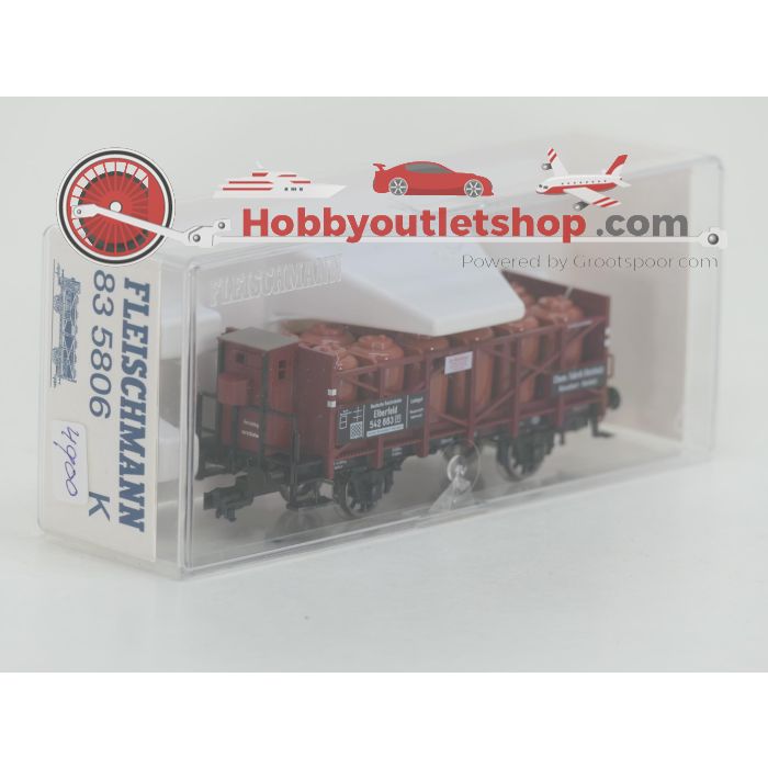 Schaal H0 Fleischmann NEW OLD STOCK COMPLETE SET 4900, 83 5806K en 83 5807K stoomlocomotief BR 56 met goederenwagons van de DRG #9443 - sku: 20260612043830 - New - Photo 7