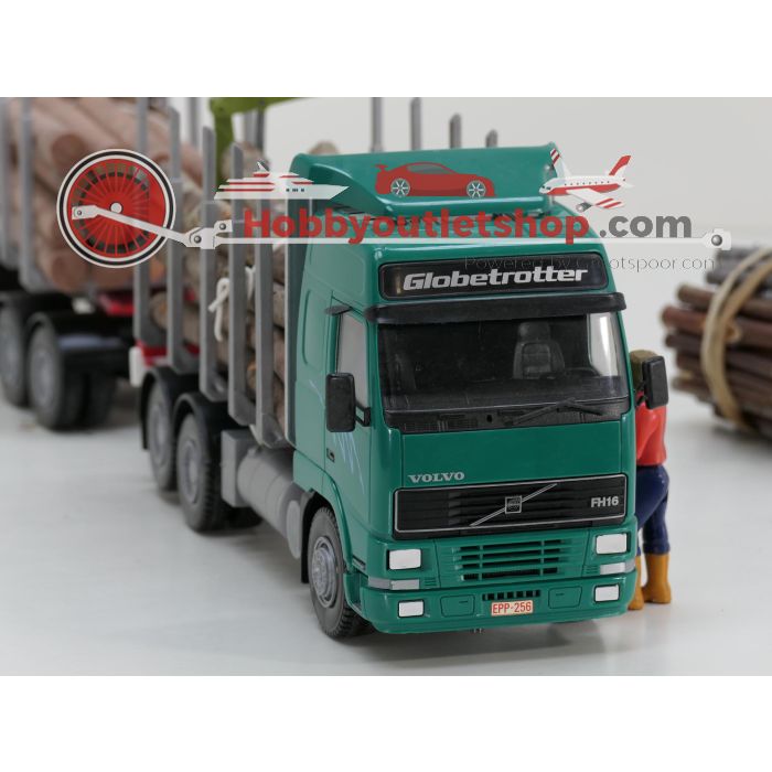 EMEK Volvo FH16 6x4 Globetrotter 1:25 Groen Hout Transporter met 4-as Houttransport trailer Inc Figuur - sku: 20260613012713 - Gebraucht - Sehr guter Zustand - Bild 7