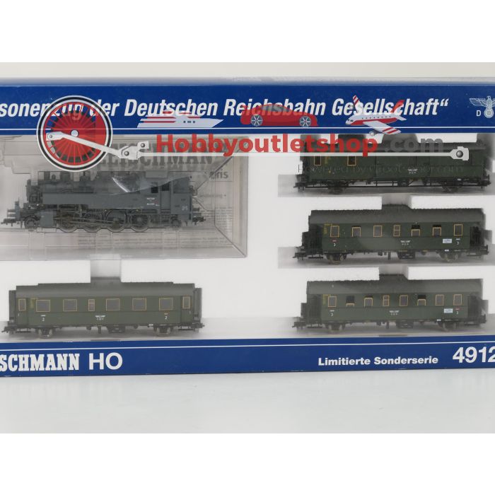 Schaal H0 Fleischmann NEW OLD STOCK COMPLETE SET 4912 en 85 5864 "Personenzug BR 86" van de DRG #9451 - sku: 20260617113159 - Neu - Bild 2