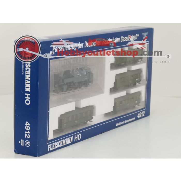Schaal H0 Fleischmann NEW OLD STOCK COMPLETE SET 4912 en 85 5864 "Personenzug BR 86" van de DRG #9451 - sku: 20260617113159 - Neu - Bild 3