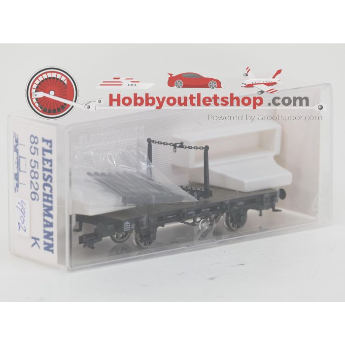 Schaal H0 Fleischmann NEW OLD STOCK COMPLETE SET 4902, 85 5825, 85 5826, 85 5826 en 85 5827 "Güterzug mit Personenbeförderung" van de KPEV #9456 - sku: 20260618092330 - Nieuw - Afbeelding 10