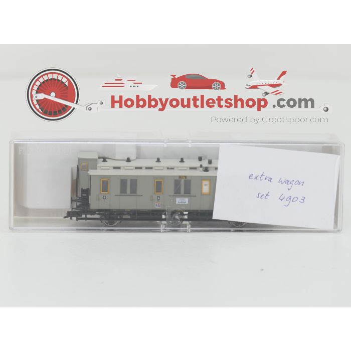 Schaal H0 Fleischmann NEW OLD STOCK COMPLETE SET 4903 en 86 5833 "Personenzug" met personenrijtuig van de K.P.u.G.H St.E. #9457 - sku: 20260618100839 - New - Photo 5