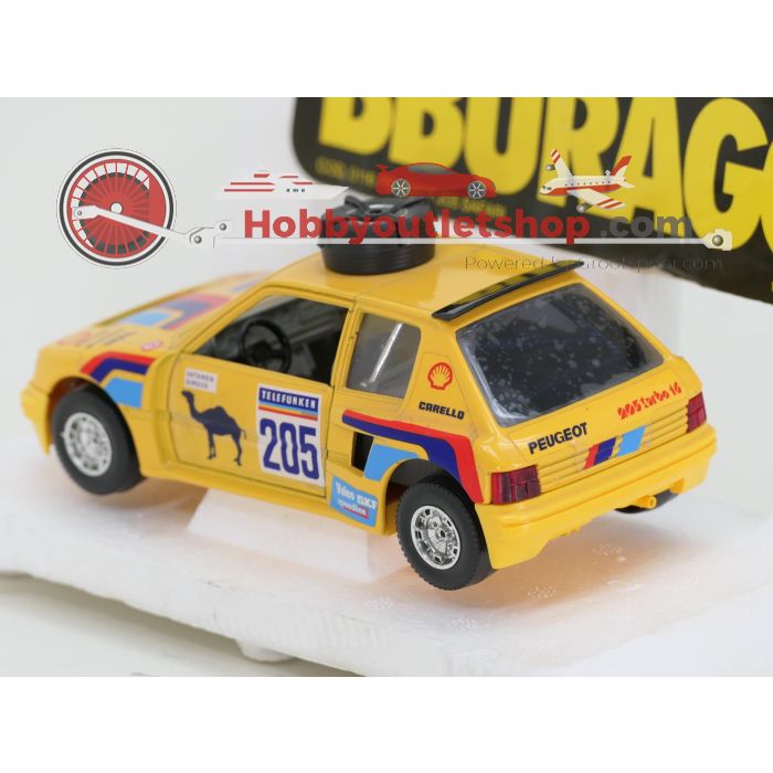 Schaal 1:25 Burago 0116 Pegeot 205 Turbo 16 Safari - sku: 20260619025301 - Used - Like new - Photo 2