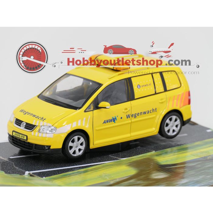 Schaal 1:24 Welly ANWB Wegenwachtauto VW Touran - sku: 20260619032153 - Nieuw - Afbeelding 2