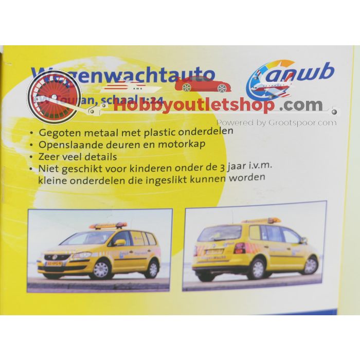 Schaal 1:24 Welly ANWB Wegenwachtauto VW Touran - sku: 20260619034338 - Nieuw - Afbeelding 4