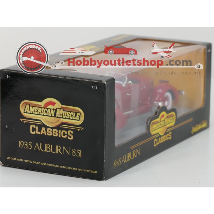 Schaal 1:18 American Muscle NEW OLD STOCK 7995 1935 Auburn 851 #9753 - sku: 20260731042912 - Nieuw - Afbeelding 2