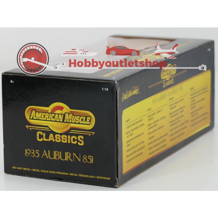 Schaal 1:18 American Muscle NEW OLD STOCK 7995 1935 Auburn 851 #9753 - sku: 20260731042912 - Nieuw - Afbeelding 3