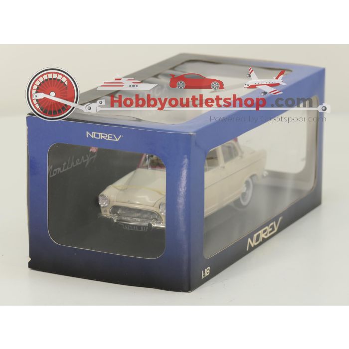 Schaal 1:18 Norev NEW OLD STOCK 185720 Simca Aronde P60 Montlhery beige/red #9765 - sku: 20260804012406 - Nieuw - Afbeelding 2