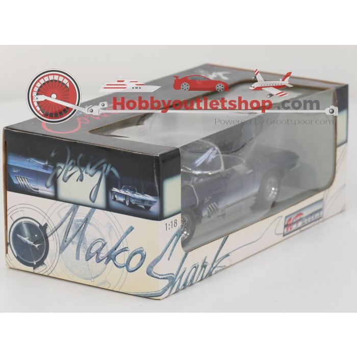 Schaal 1:18 UT Models NEW OLD STOCK 21061 Chevrolet Corvette Mako Shark #9766 - sku: 20260804033303 - New - Photo 2