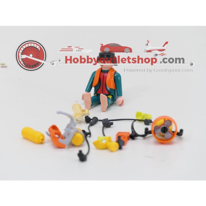 Playmobil 4489 Rubberboot met Potvis & Duikers VVP #9909 - sku: 20260805114743 - Gebruikt - Zeer goede staat - Afbeelding 4