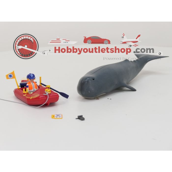 Playmobil 4489 Rubberboot met Potvis & Duikers VVP #9909 - sku: 20260805114743 - Gebruikt - Zeer goede staat - Afbeelding 5