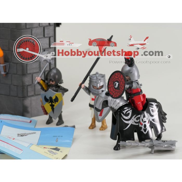 Playmobil 4440 Kasteel Meeneemset met Ridders & Uitbreidingssets VVP #9912 - sku: 20260805032653 - Gebruikt - Zeer goede staat - Afbeelding 3
