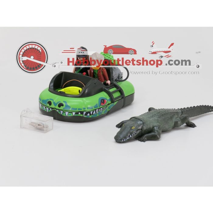Playmobil 4446 Gangster Hovercraft met 4449 Gangster Amfibievoertuig en 4847 Schatzoeker VVP #9922 - sku: 20260806042110 - Gebruikt - Zeer goede staat - Afbeelding 3