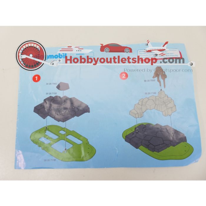 Playmobil 4446 Gangster Hovercraft met 4449 Gangster Amfibievoertuig en 4847 Schatzoeker VVP #9922 - sku: 20260806042110 - Gebruikt - Zeer goede staat - Afbeelding 6