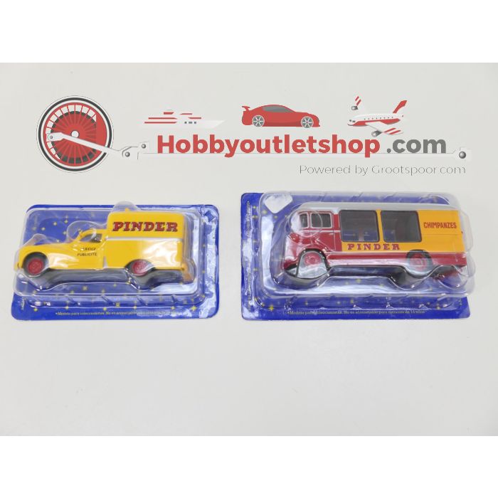 Schaal 1:43, 1:52 en 1:64 NEW OLD STOCK IXO Altaya Cirque Pinder Circus set 9-delig #9836 - sku: 20260811043043 - Nieuw - Afbeelding 4