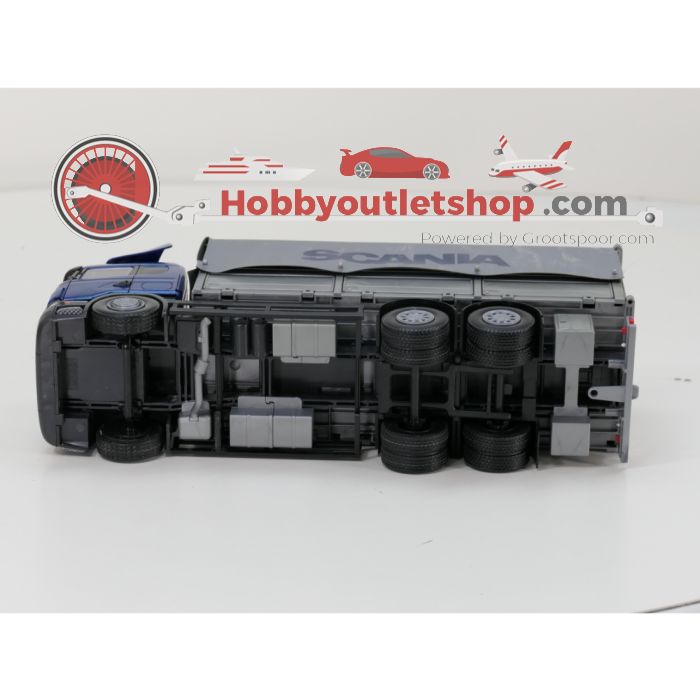 EMEK Scania R580 Highline 1:25 6x2 bakwagen met huif + 2-assige aanhangwagen met huif #9924 - sku: 20260819093010 - Gebruikt - Zeer goede staat - Afbeelding 4