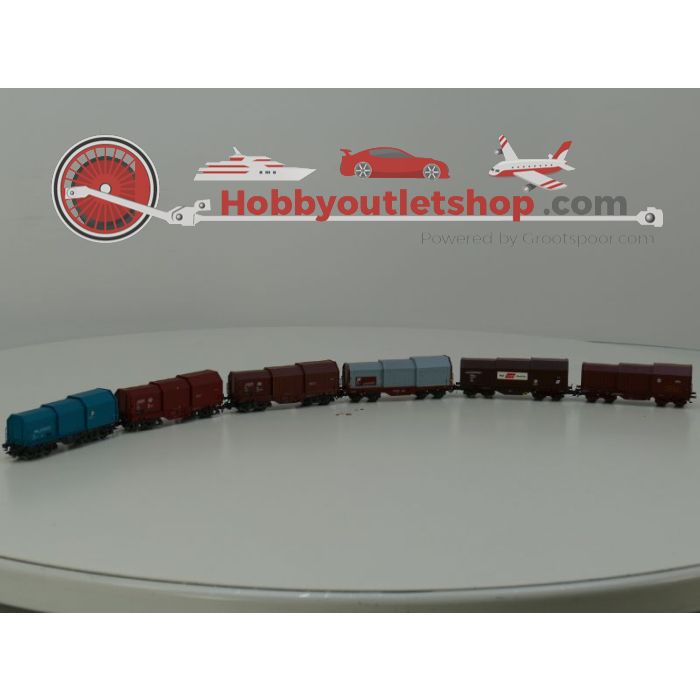 Schaal H0 Märklin 4693 Roco 47432 Diverse coilwagens #902 - sku: 20211007115917 - Gebruikt - Zeer goede staat - Afbeelding 2