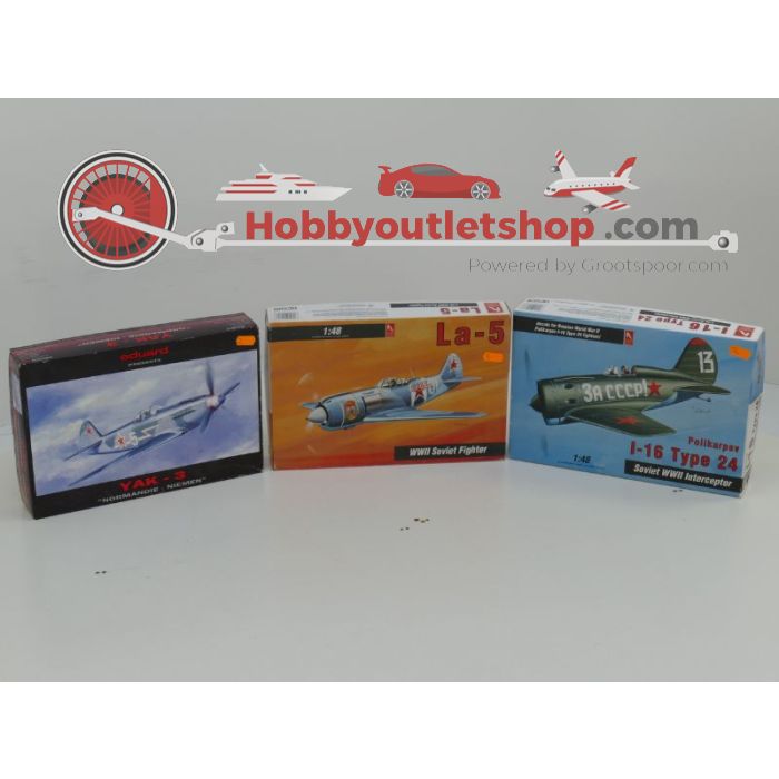 Schaal 1:48 Hobbycraft 1576 1589 Eduard 8029 WWII Fighter, Interceptor, YAK-3 #169