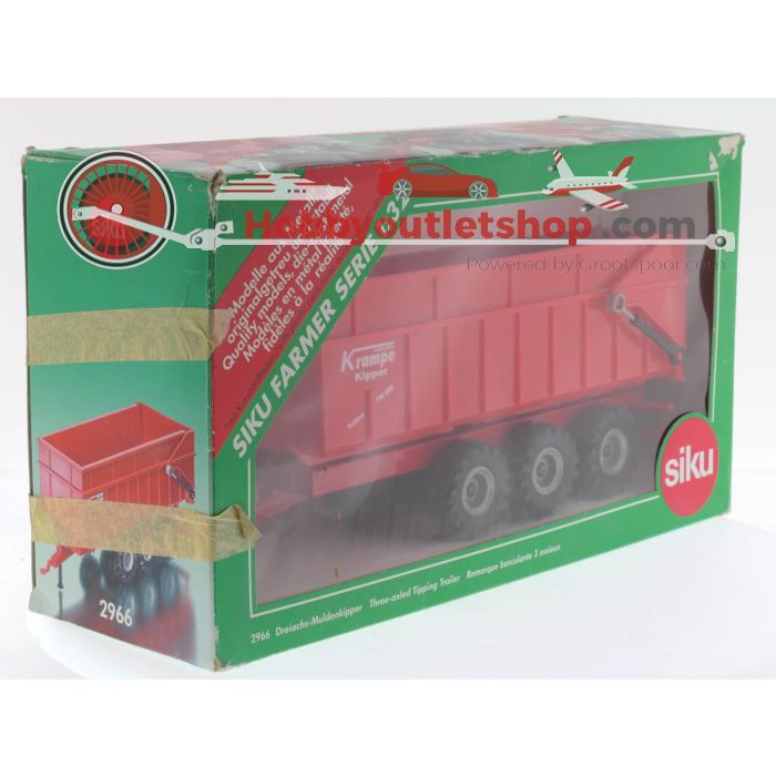 Schaal 1:32 Siku 2966 Kramp Kipper Drievoudige As Aanhangwagen #5116 - sku: 20231109121717 - Gebruikt - Nieuwstaat - Afbeelding 4
