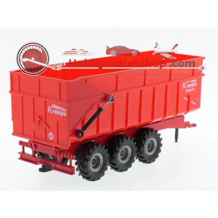 Schaal 1:32 Siku 2966 Kramp Kipper Drievoudige As Aanhangwagen #5116 - sku: 20231109121717 - Gebruikt - Nieuwstaat - Afbeelding 2