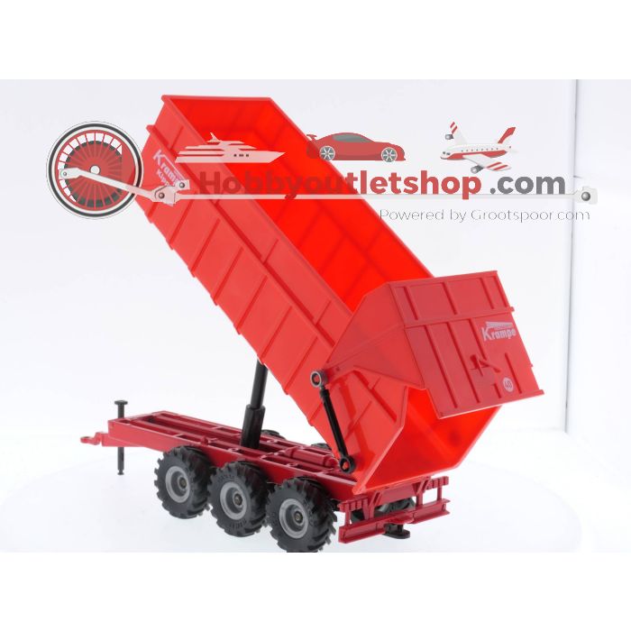 Schaal 1:32 Siku 2966 Kramp Kipper Drievoudige As Aanhangwagen #5116 - sku: 20231109121717 - Gebruikt - Nieuwstaat - Afbeelding 3
