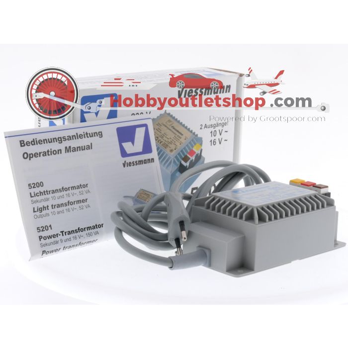 Alle Schalen Viessmann 5200 Lichttransformator 230V #5194 - sku: 20231206022605 - Gebruikt - Zo goed als nieuw - Afbeelding 4