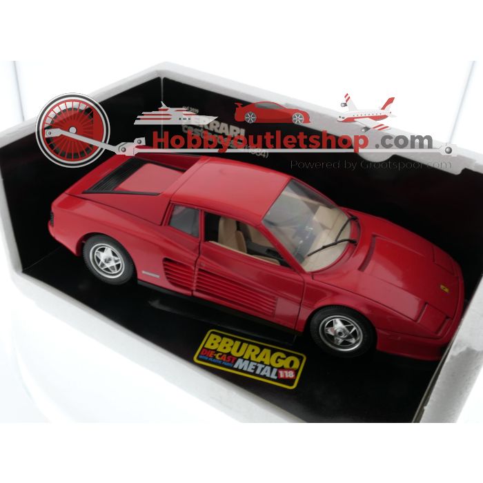 Schaal 1:18 Bburago 3019 Ferrari Testarossa #5234