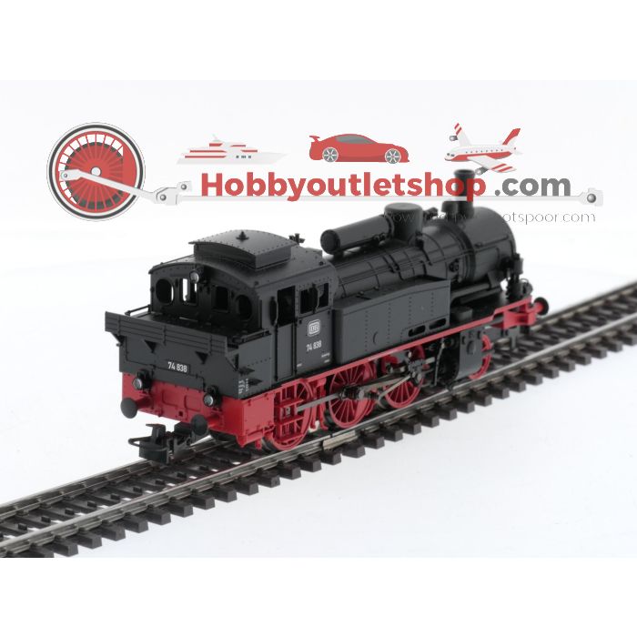 Schaal H0 Märklin 36740 Stoomlocomotief BR74 van de DB Digitaal #5273