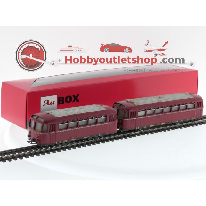 Schaal H0 Märklin 3016 en 4081 Set Railbussen van de DB Digitaal bijwagen analoog #5294
