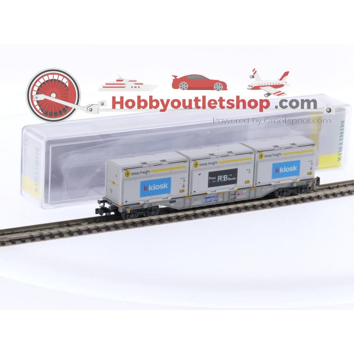 Schaal N Minitrix 18405 platte wagen van de SBB #5310