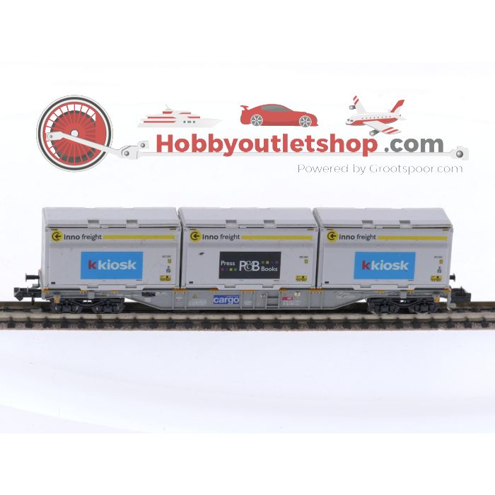Schaal N Minitrix 18405 platte wagen van de SBB #5310
