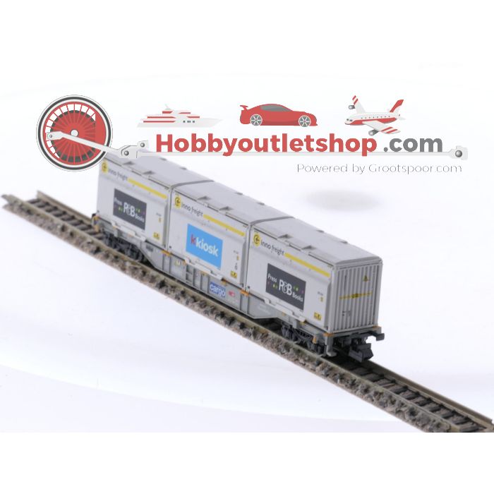 Schaal N Minitrix 18405 platte wagen van de SBB #5310