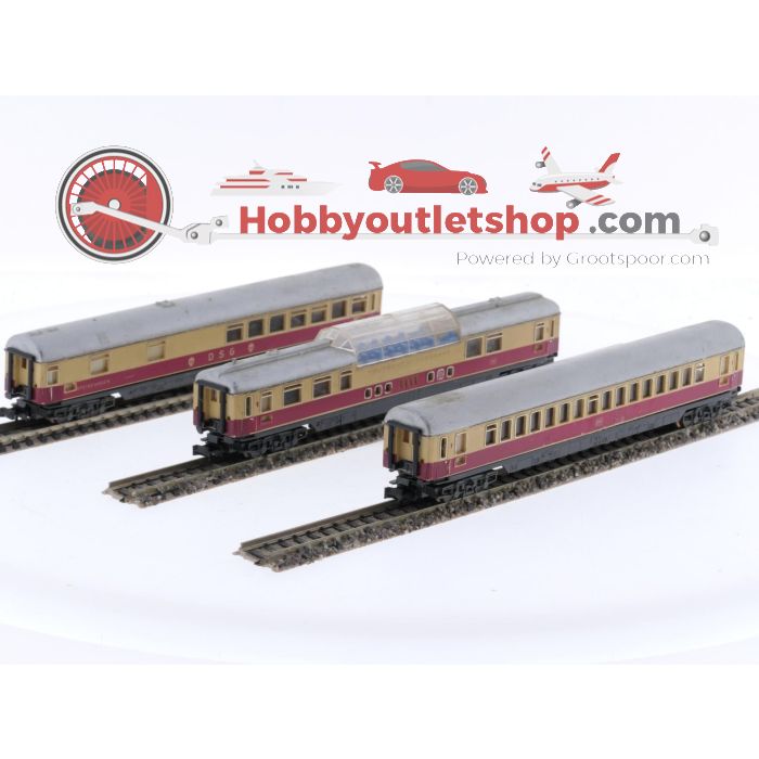 Schaal N 3016, 3017 en 3019 TEE Set van de DSG en DB #5313