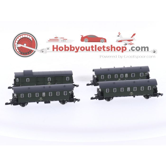 Schaal Z Märklin 87513 Set Personenrijtuigen van de DR #5329