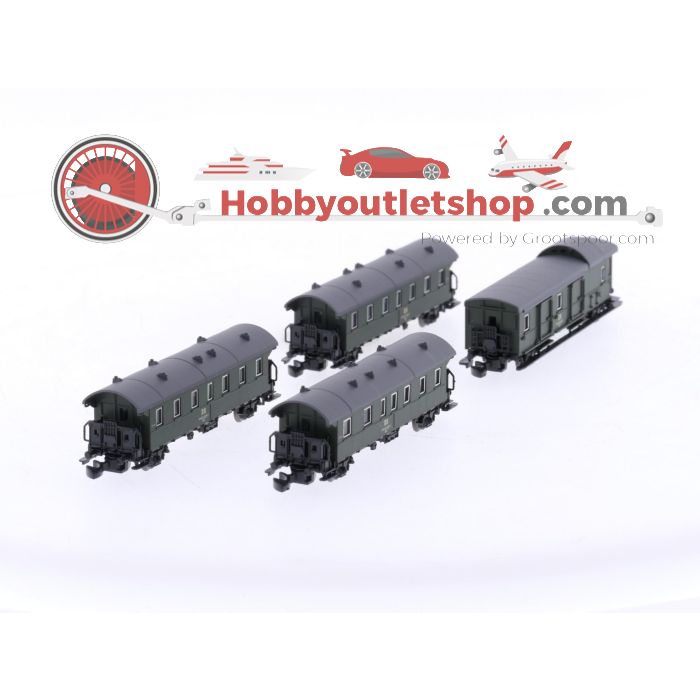 Schaal Z Märklin 87513 Set Personenrijtuigen van de DR #5329