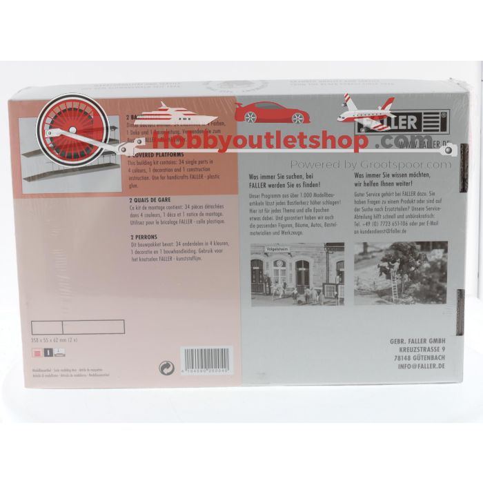 Schaal H0 Faller 120204 Twee Perrons Bouwpakket #5336